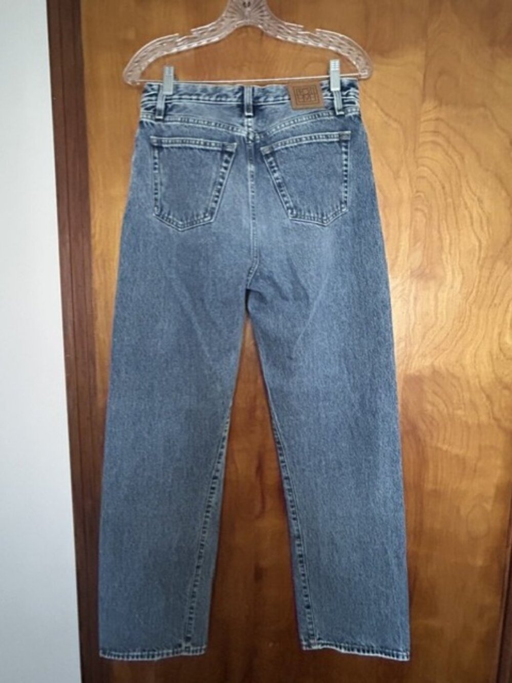 TOTEME Twisted Seam Denim Full Length Jeans Blue Size 26/32 - Picture 4 of 9